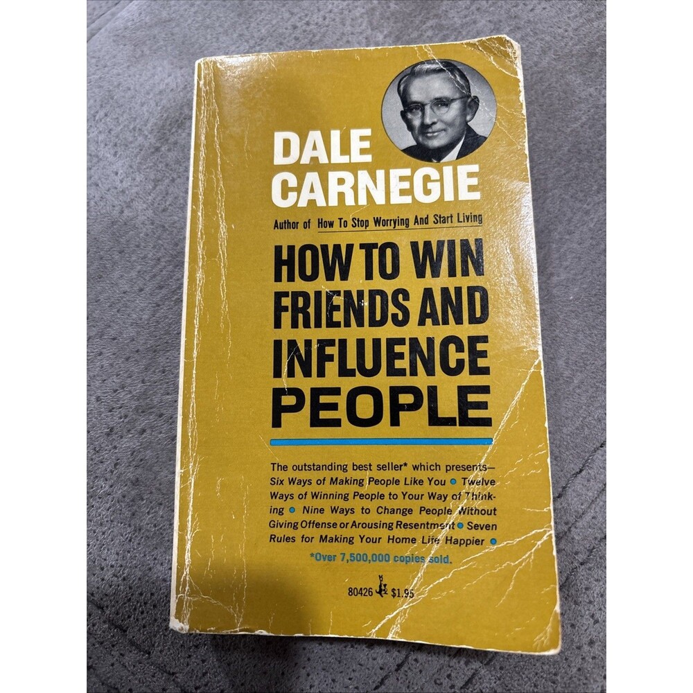 How To Win Friends and Influence People by Dale Carnegie 1975. Pocket Books PB